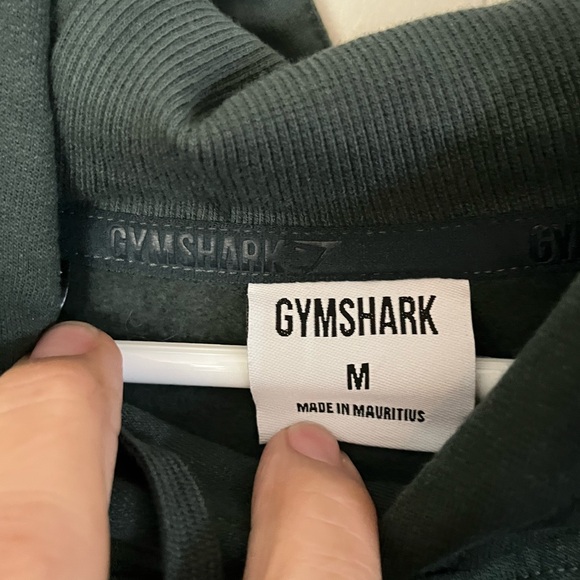 Gymshark Forest Green Cropped Hoodie - Picture 4 of 7
